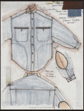 Railman's Shirt Jacket Sketch
