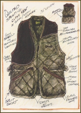 Quilted Sporting Clays Vest