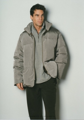 Nylon Canvas Iridescent Quilted Jacket/Two Tone Microfleece